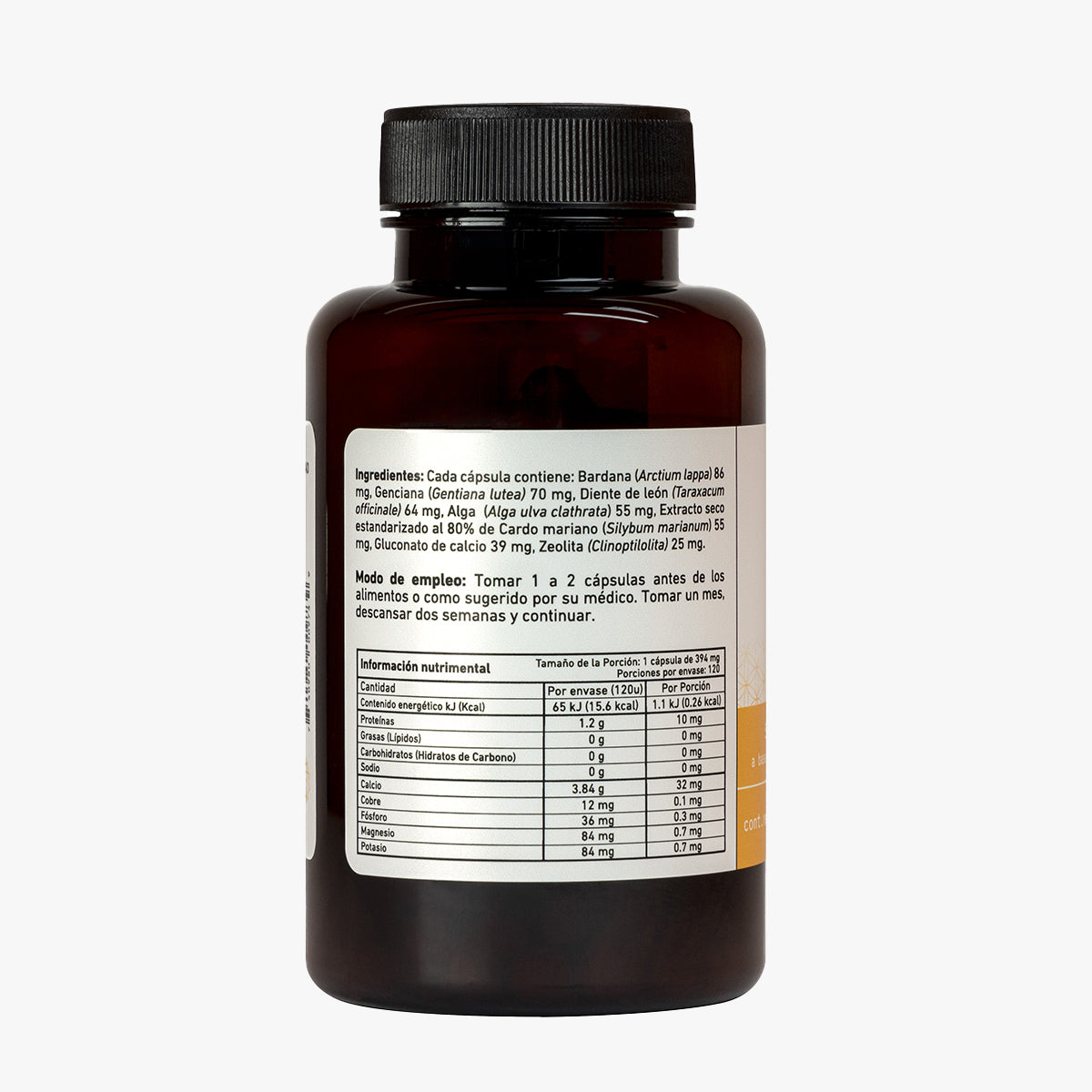Cápsulas Liv-Activ | Hepatitis, cirrosis, eliminación de toxinas, exceso de grasas y alcohol